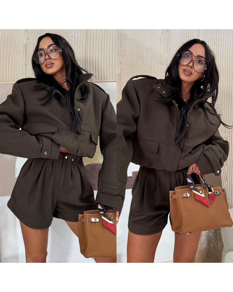 WEŁNIANE SPODENKI ▪️czekoladowe