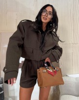 WEŁNIANE SPODENKI ▪️czekoladowe