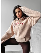 BLUZA MIS teddy z wełna ▪️bezowa