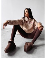 BLUZA MIS teddy z wełna ▪️bezowa