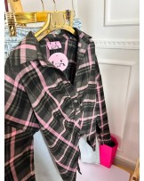 KOSZULA TALIOWANA W KRATKĘ ▪️