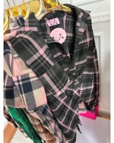 KOSZULA TALIOWANA W KRATKĘ ▪️