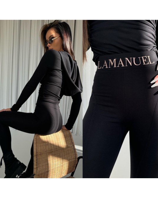 BLUZKA Z KAPTUREM ▪️CZARNA