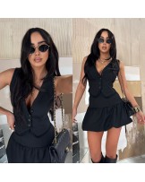 SPÓDNICA BOMBKA ▪️CZARNA la milla