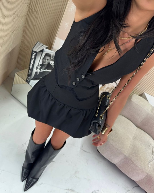 SPÓDNICA BOMBKA ▪️CZARNA la milla