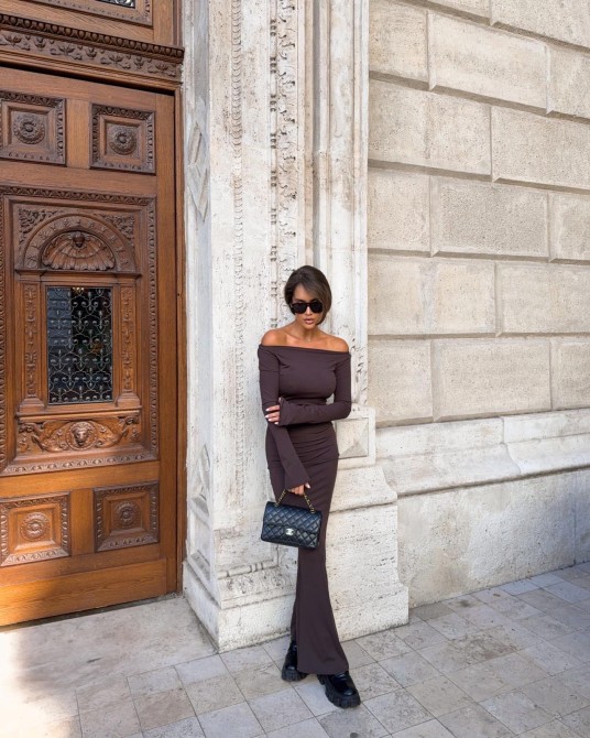 SUKIENKA MAXI CZEKOLADOWA ▪️