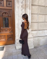 SUKIENKA MAXI CZEKOLADOWA ▪️