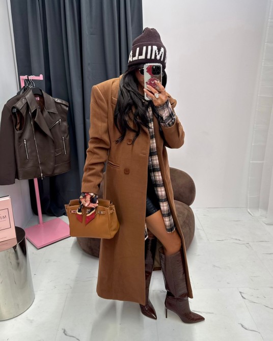 Wełniany płaszcz CAMEL ▪️