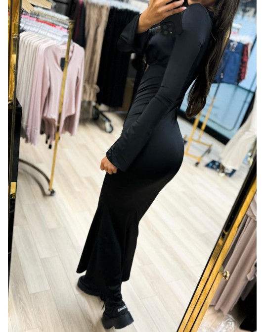 SUKIENKA MAXI ▪️wiązana CZARNA