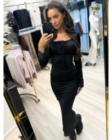 SUKIENKA MAXI ▪️wiązana CZARNA