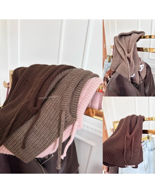 KOMIN Z KAPTUREM ▪️baklawa KOLORY z wełną