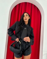 CZARNA KOSZULA Z KRAWATEM ▪️