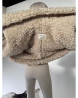 KURTKA KOŻUSZEK ▪️wiązana BEŻOWY