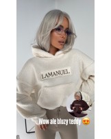 BLUZA TEDDY ▪️ecru