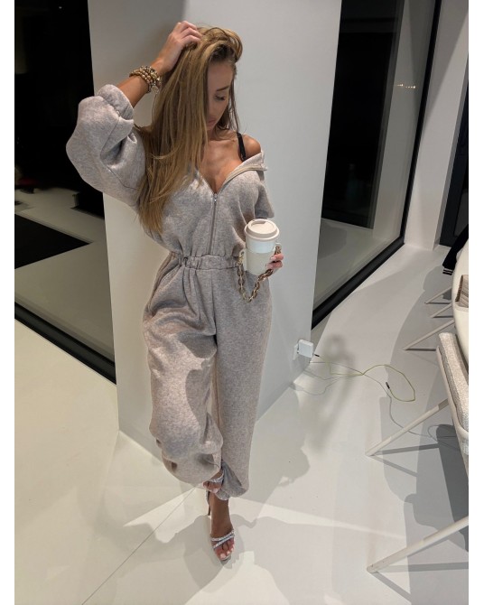 DZIANINOWY KOMBINEZON ▪️Mokka