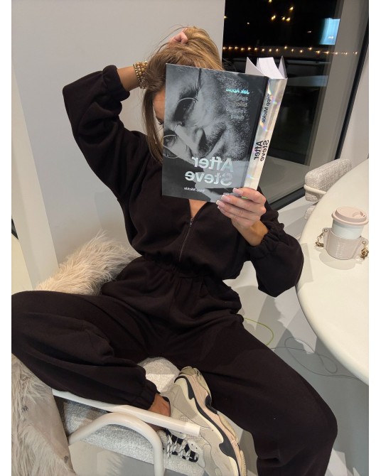 DZIANINOWY KOMBINEZON ▪️CZEKOLADA