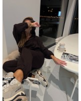 DZIANINOWY KOMBINEZON ▪️CZEKOLADA