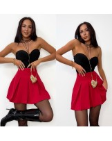 PLISOWANE SPODNICO SPODENKI ▪️czerwone