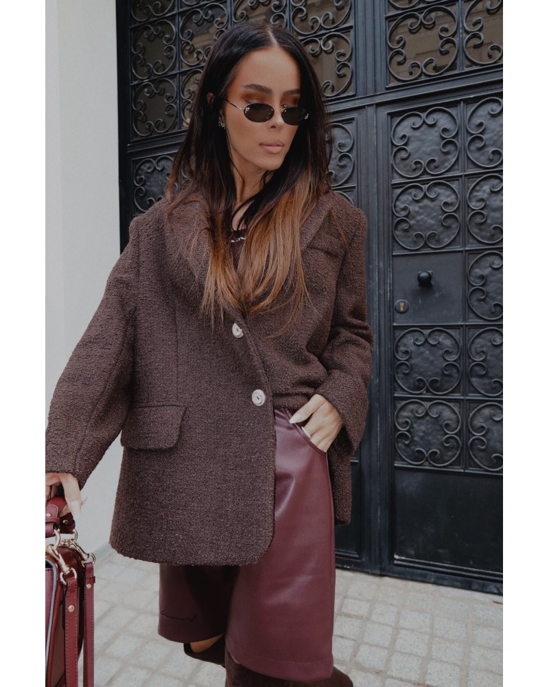 MARYNARKA FEMINIE ▪️jesień CZEKOLADA