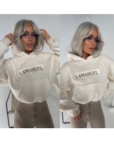 BLUZA TEDDY ▪️ecru