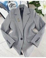 MARYNARKA WIERZCHNIA ▪️HOLLY SZARA JODEŁKA GRUBSZA