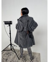 GRAFITOWY PŁASZCZ ▪️alpha WINTER