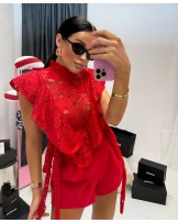 STYLOWE SPODENKI LA MILLA ▪️czerwone