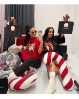 T▪️shirt la milla CHRISTMAS czerwony