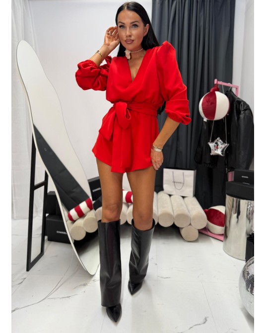 STYLOWY KOMBINEZON ▪️czerwony