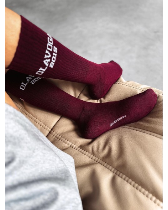 SKARPETY DAMSKIE LONG ▪️bordo