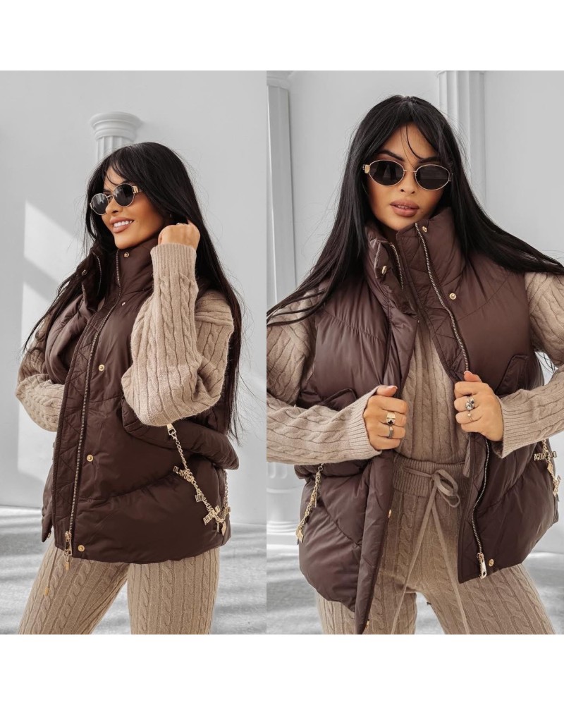 KAMIZELKA RAIN ▪️Czekoladowa