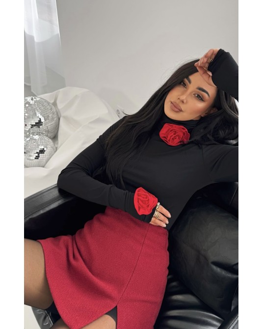 BLUZKA GOLF Z RÓŻĄ ▪️3d