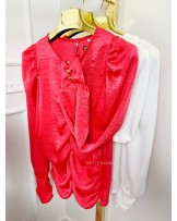 CZERWONA BLUZKA KOSZULA GOLD 