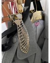 BIŻUTERYJNY KRAWAT ▪️złoty