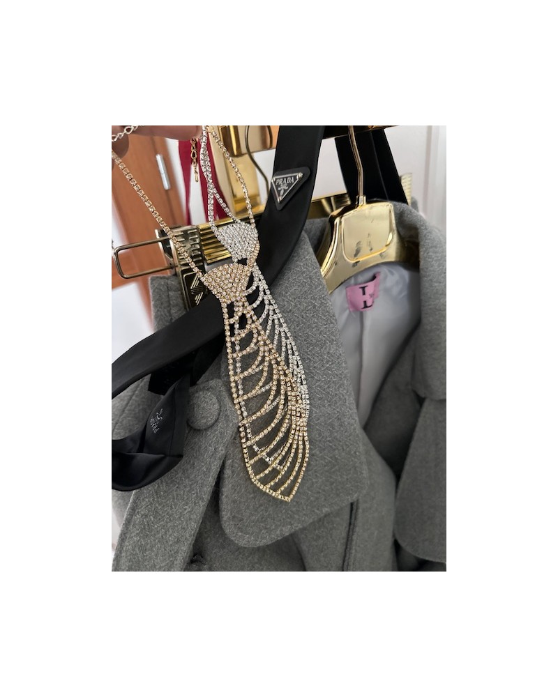 BIŻUTERYJNY KRAWAT ▪️złoty