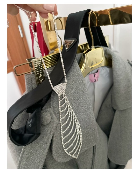 BIŻUTERYJNY KRAWAT ▪️złoty