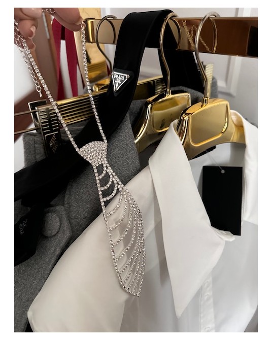 BIŻUTERYJNY KRAWAT ▪️złoty