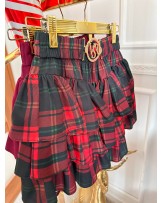 SPÓDNICZKA SPODENKI Z PASKIEM ▪️kratka