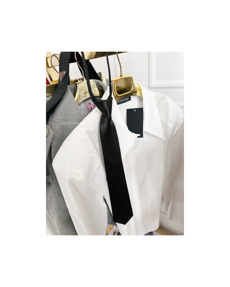 CZARNY KLASYCZNY KRAWAT ▪️