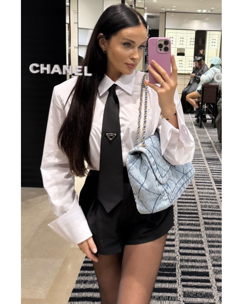 BIAŁA KOSZUL la milla ▪️z krawatem