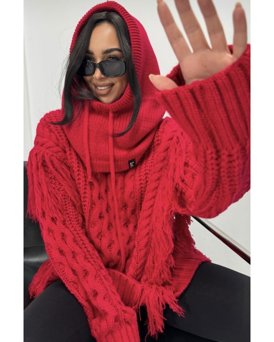 STYLOWY SWETER ▪️czerwony LIMITED