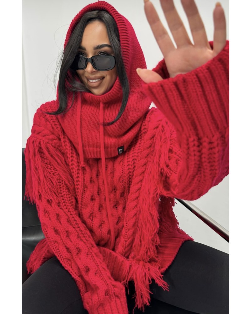 STYLOWY SWETER ▪️czerwony LIMITED