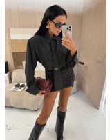 CZARNA  KOSZULA la milla ▪️z krawatem