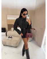 CZARNA  KOSZULA la milla ▪️z krawatem