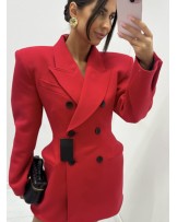 MARYNARKO SUKIENKA ▪️CZERWONA  Luxury