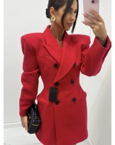 MARYNARKO SUKIENKA ▪️CZERWONA  Luxury