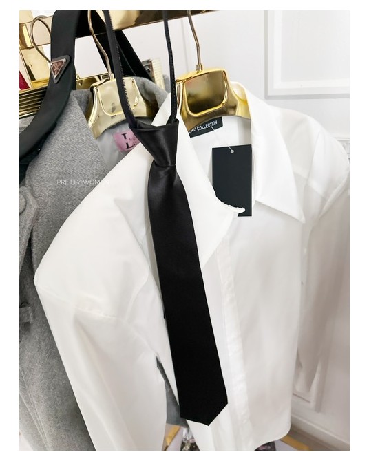 CZARNY KLASYCZNY KRAWAT ▪️