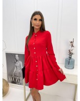 SUKIENKA CHRISTMAS CZERWONA 