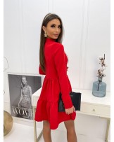 SUKIENKA CHRISTMAS CZERWONA 