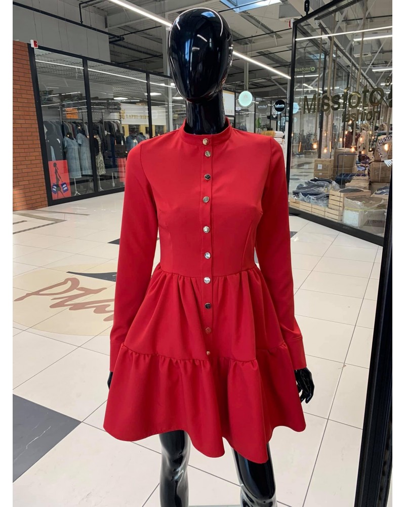 SUKIENKA CHRISTMAS CZERWONA 